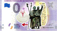 0 Euro 0 Euro biljet Portugal 2019 - Caminho Portugues de Santiago KLEUR -