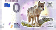 0 Euro 0 Euro biljet Portugal 2018 - O Lobo-Ibérico KLEUR -