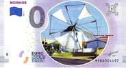 0 Euro 0 Euro biljet Portugal 2018 - Moinhos KLEUR -