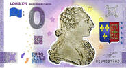 0 Euro 0 Euro biljet Frankrijk 2021 - Louis XVI KLEUR -