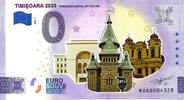 0 Euro 0 Euro biljet Roemenië 2022 - Timisoara KLEUR -