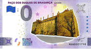0 Euro 0 Euro biljet Portugal 2023 - Paço dos Duques de Bragança KLEUR -