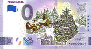 0 Euro 0 Euro biljet Portugal 2022 - Feliz Natal KLEUR -