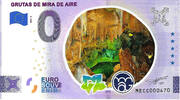 0 Euro 0 Euro biljet Portugal 2023 - Grutas de Mira de Aire KLEUR -