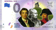0 Euro 0 Euro biljet België 2019 - Memorial 1815 Waterloo KLEUR -
