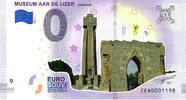 0 Euro 0 Euro biljet België 2018 - Museum aan de IJzer KLEUR -