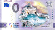 0 Euro 0 Euro biljet Vaticaan 2024 - Vaticano KLEUR -