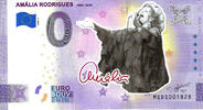 0 Euro 0 Euro biljet Portugal 2020 - Amália Rodrigues KLEUR -