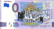0 Euro 0 Euro biljet Italië 2024 - Football Argentina Campéon KLEUR -