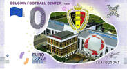 0 Euro 0 Euro biljet België 2018 - Belgian Football Center KLEUR -