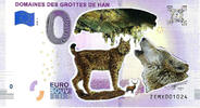 0 Euro 0 Euro biljet België 2018 - Domaine des Grottes de Han KLEUR -
