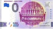 0 Euro 0 Euro biljet USA 2024 - Broadway New York -