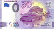 0 Euro 0 Euro biljet Zwitserland 2021 - Porsche Carrera 964 RS -