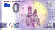 0 Euro 0 Euro biljet Tsjechië 2023 - Velká Synagoga v Plzni -