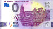 0 Euro 0 Euro biljet Spanje 2024 - Salamanca Ciudad de Cultura -