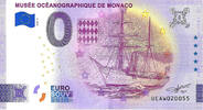 0 Euro 0 Euro biljet Monaco 2024 - Musée Océanographique de Monaco - Navire Princesse -
