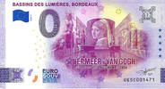 0 Euro 0 Euro biljet Frankrijk 2024 - Bassins de Lumieres Bordeaux - Vermeer & Van Gogh -
