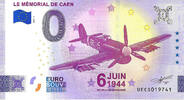 0 Euro 0 Euro biljet Frankrijk 2024 - Le Mémorial de Caen -