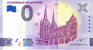 0 Euro 0 Euro biljet Frankrijk 2024 - Cathédrale de Bayonne -