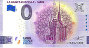 0 Euro 0 Euro biljet Frankrijk 2024 - La Sainte-Chapelle Paris -