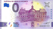 0 Euro 0 Euro biljet Frankrijk 2024 - Chateau de Vaux-le-Vicomte -