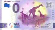 0 Euro 0 Euro biljet Frankrijk 2024 - Bioparc Doué la Fontaine -