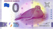 0 Euro 0 Euro biljet Frankrijk 2024 - Aquarium Biarritz -