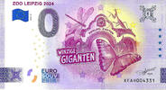 0 Euro 0 Euro biljet Duitsland 2024 - Zoo Leipzig Vlinder -