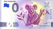 0 Euro 0 Euro biljet Duitsland 2024 - Zoo Duisburg Koala -