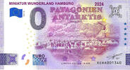 0 Euro 0 Euro biljet Duitsland 2024 - Miniatur Wunderland Hamburg - Patagonien Antarktis -