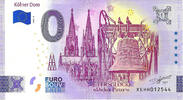 0 Euro 0 Euro biljet Duitsland 2024 - Kölner Dom Petersglocke -