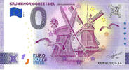 0 Euro 0 Euro biljet Duitsland 2023 - Krummhörn-Greetsiel -