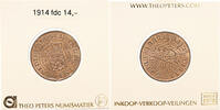 1 cent Nederlands Indië 1 cent 1914 -