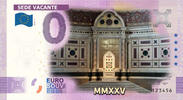 0 Euro 0 Euro 2025 Sede Vacante kleur -