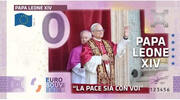 0 Euro 0 Euro biljet Papa Leone XIV - Papa Leone XIV la pace sia con voi KLEUR -