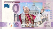 0 Euro 0 Euro biljet Papa Leone XIV - Papa Leone XIV KLEUR -