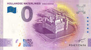 0 Euro 0 Euro biljet Nederland 2025 - Hollandse waterlinies -
