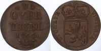 Duit Overijssel Duit 1766 -