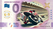 0 Euro 0 Euro biljet Nederland 2025 - Assen Motorsport ANNIVERSARY KLEUR -