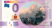 0 Euro 0 Euro biljet Nederland 2025 - Amsterdam VIII Gezicht op het IJ KLEUR -