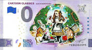 0 Euro 0 Euro biljet Malta 2025 - Cartoon Classics - Alice in Wonderland KLEUR -