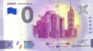 0 Euro 0 Euro biljet Kroatië 2025 - Zadar Crkva sv. Donata -