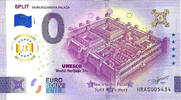 0 Euro 0 Euro biljet Kroatië 2025 - Split Dioklecijanova palaca ANNIVERSARY -