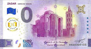 0 Euro 0 Euro biljet Kroatië 2025 - Zadar Crkva sv. donata ANNIVERSARY -