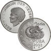 10 Florin 10 Florin 2003 Slangen Aruba Prooflike -