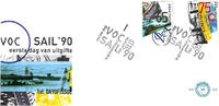 SAIL 1990 VOC 1e dag envelop -