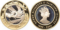 2 Pounds Falkland Islands 2 Pounds 2000 Wildlife of the Island silver -