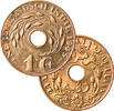 1 cent Nederlands Indië 1 cent 1945D kwaliteit -