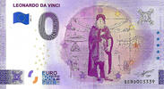 0 Euro 0 Euro biljet Italië 2022 - Leonardo da Vinci ANNIVERSARY -