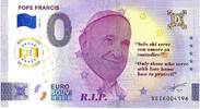 0 Euro 0 Euro biljet Vaticaan 2025 - Pope Francis R.I.P. ANNIVERSARY -